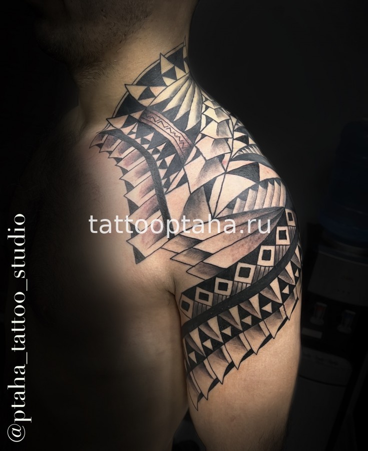 Стиль тату Полинезия — татуировки с магическим смыслом